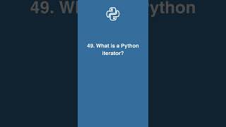 Iterators: Python iterators