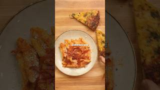 Turning a pizza into pasta #cooking #food #foodasmr #recipe