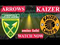 Live Match Kaizer Chiefs vs Golden Arrows in the Legends Cup Semi-Final