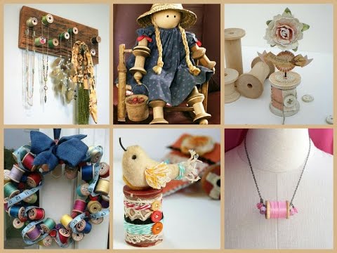Thread Spool Crafts Ideas - DIY Wooden Thread Spools Inspo Thread Spool Crafts Ideas - DIY Wooden Thread Spools Inspo