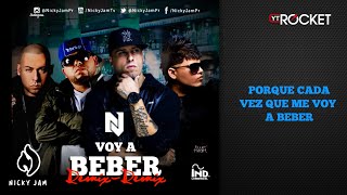 Nicky Jam - Voy a Beber Remix 2 Ft Ñejo, Farruko y Cosculluela | Video Con Letra | Reggaeton 2014