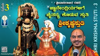 SRI KRISHNA STUTHI - Ep 3 |ಜ್ಞಾನೇಂದ್ರಿಯಗಳಿಗೆ ಚೈತನ್ಯ: ಶ್ರೀವಾದಿರಾಜರು |Vid Avadhani Venkatesha Kulkarni