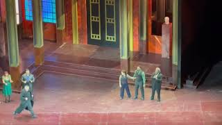 January 24, 2025 Curtain Call of Verdi's Opera RIGOLETTO at the Metropolitan Opera