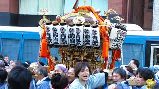 神田明神・大祭・乗物町の町内神輿渡御(2019-05-11・東京都中央区中央通り)