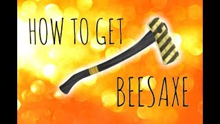 How To Get The Beesaxe Bee Axe In Lumber Tycoon 2 - roblox lumber tycoon 2 bee axe code