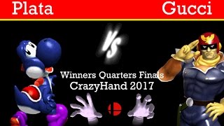 CrazyHand 2017 WQF - Plata(Yoshi) vs. Gucci(C.Falcon)