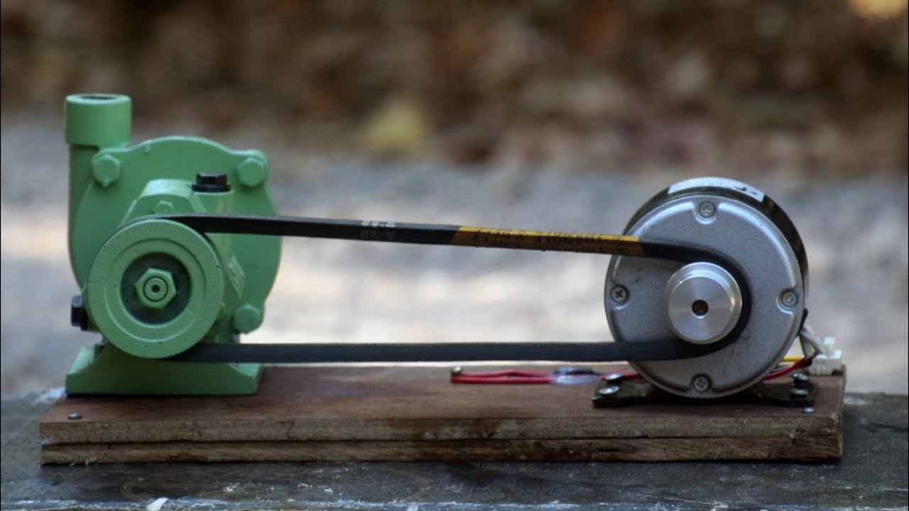 Create Water Pump From Dc Motor 24v Youtube
