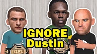 Dana White IGNORES Dustin Poirier but focus on Adesanya post UFC 236