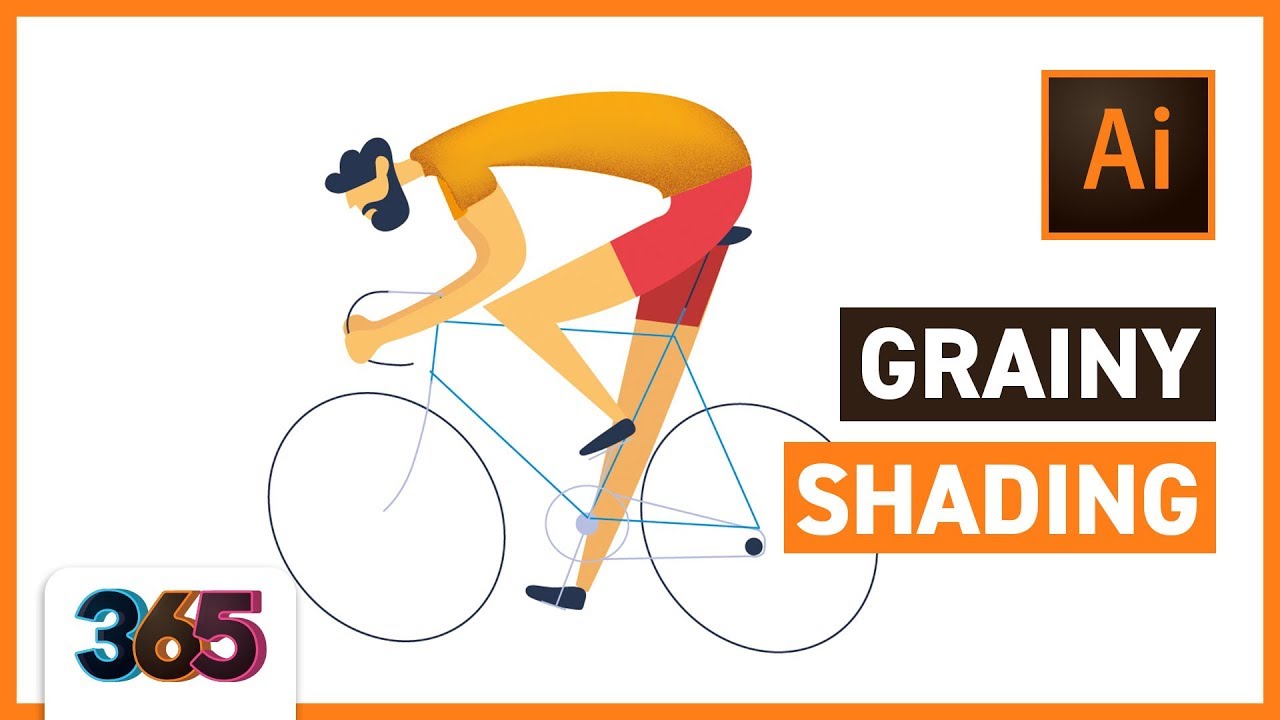 Grainy Shading Illustrator Cc Tutorial 295 365 Youtube