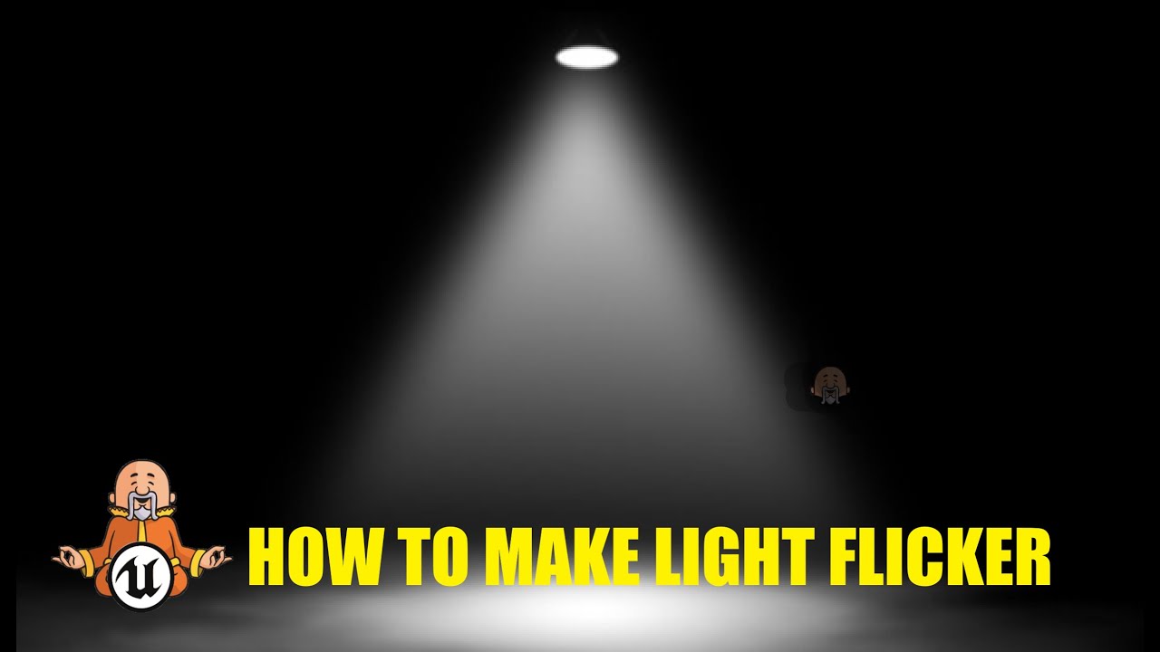 Light Flicker (Light Function) - Unreal Engine 5 Tutorial - YouTube