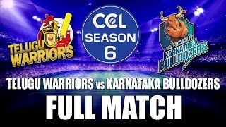 CCL 6 LIVE - Telugu Warriors vs Karnataka Bulldozers || Final Match - Full Match