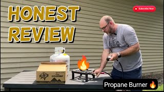 How to use high pressure propane burner 🔥 | link in Description 👇👇