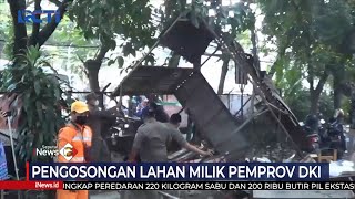 Petugas Bongkar Bangunan Liar di Lahan Kosong DKI #SeputariNewsPagi 24/12