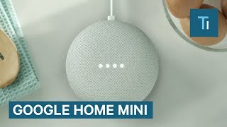 This is the Google​ Home Mini — Google's answer to Amazon Echo​ Dot
