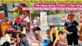 #789] Tết Ở Việt Nam Mẹ Con Bé Heo Nhộn Nhịp.Chồng Trung Một Mình Lủi Thủi Tuyết Rơi Thấy Thương