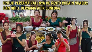 BERSAMA JUNFONG KE RESTO DAN KE MALL UNTUK ACARA SEDEHANA ULANG TAHUN NYA JUNFONG