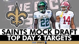 New Orleans Saints Round 2 & 3 NFL Mock Draft & Top Day 2 Targets For 2023 NFL Draft