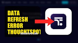 How To Fix Data Refresh Error On ThoughtSpot 2026 (QUICK FIX)