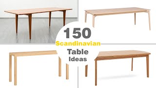 150 Scandinavian Table Ideas 2024 // Types of Tables // Home Furniture Ideas