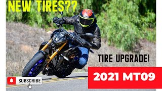 2021 Yamaha MT09 Tire Upgrade