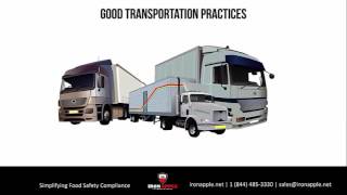 1 Minute Sample of Module 3 - Good Transportation Practices for the Sanitary Shipment of Food