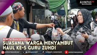 Suasana Saat Warga Sambut Haul ke-5 Guru Zuhdi