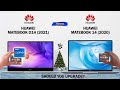 HUAWEI MATEBOOK D14 (2021) VS HUAWEI MATEBOOK 14 | ANY DIFFERENCES? | PROS & CONS |