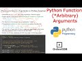 Python | Function | Arbitrary Arguments