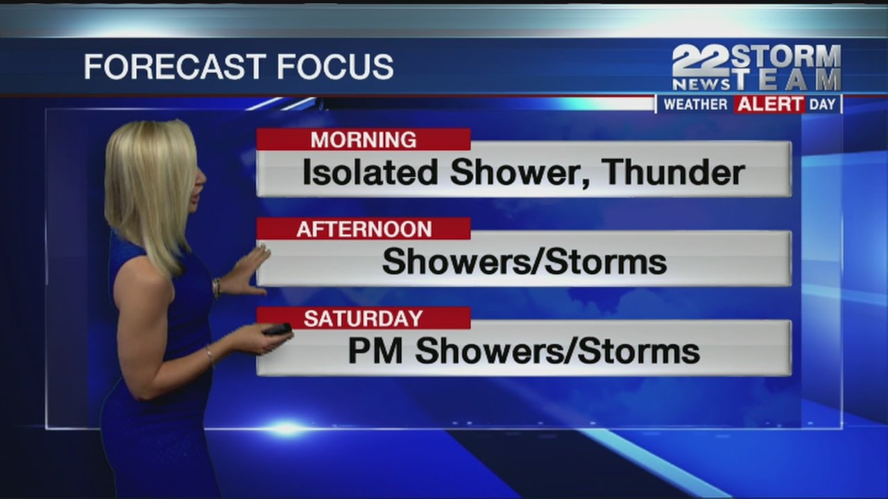 Weather Alert Day: Isolated Strong To Severe Thunderstorms Possible ...