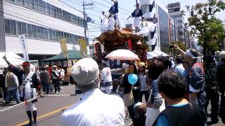 足代だんじり東大阪ふれあい祭り2014年ふれあい通りNo.3