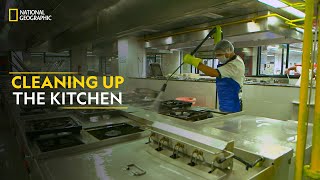 Cleaning Up the Kitchen | India’s Mega Kitchen | National Geographic