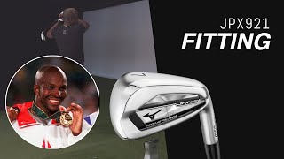 Fitting Olympic Gold Medalist Donovan Bailey for Mizuno JPX921 irons