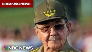 BREAKING: Justice Department indicts former Cuban leader Raúl Castro