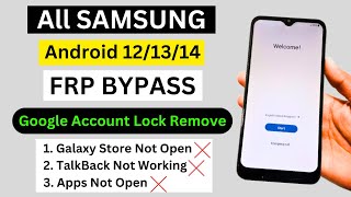 All Samsung Galaxy FRP Bypass 2025 Android 12/13/14 | Google Account Lock Remove | Without pc