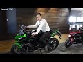 ninja1000sx「アンコ抜きシート＆コンフォートシート」跨ってノーマルと比較チェック！カワサキゾーン kawasaki zone