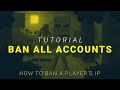 How To IP Ban/Unban Players With More Than One Minecraft Account