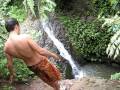 Maunawili Hawaii Cliff Diver waterfall Oahu