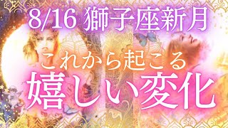 【8/16獅子座新月】現状打破、突破できるエネルギー🌹💫今問いかけや葛藤が来ている方、良い波に乗れます👑🪽タロット＆オラクル＆ルノルマン