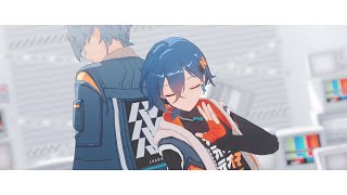 【ゼンゼロMMD】絶え間なく藍色【アキラ/リン】