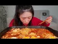 asmr 새벽에 배고파서 순두부열라면 8봉지 먹었습니다🍜 리얼먹방 i ll add tofu to spicy ramen and eat 10 servings. mukbang