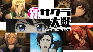 2020.4.3放映開始『新サクラ大戦 the Animation』PV「出撃シーン」公式twitterより引用　天宮さくら隊長代理…神山誠十郎の号令で量子戦闘機に乗り込む花組５人！クラーラ活躍期待