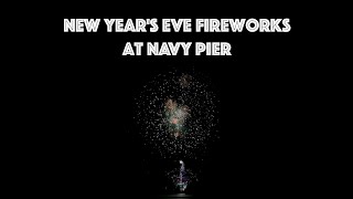 New Year's Eve Fireworks at Navy Pier | 新年煙花