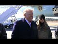 live us president donald trump arrives in asheville north carolina helene