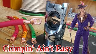 Crimpin' Ain't Easy: Hydraulic Press Cable Crimper