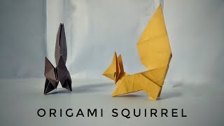 Origami Paper Squirrel | Origami animals Squirrel