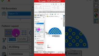 Solidworks fill pattern tutorial
