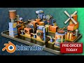 3D Tudor Massive Update and Blender Cookie Course Goldshire or Prancing Pony Anyone