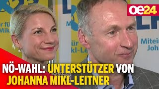 NÖ-Wahl: Unterstützer von Johanna Mikl-Leitner