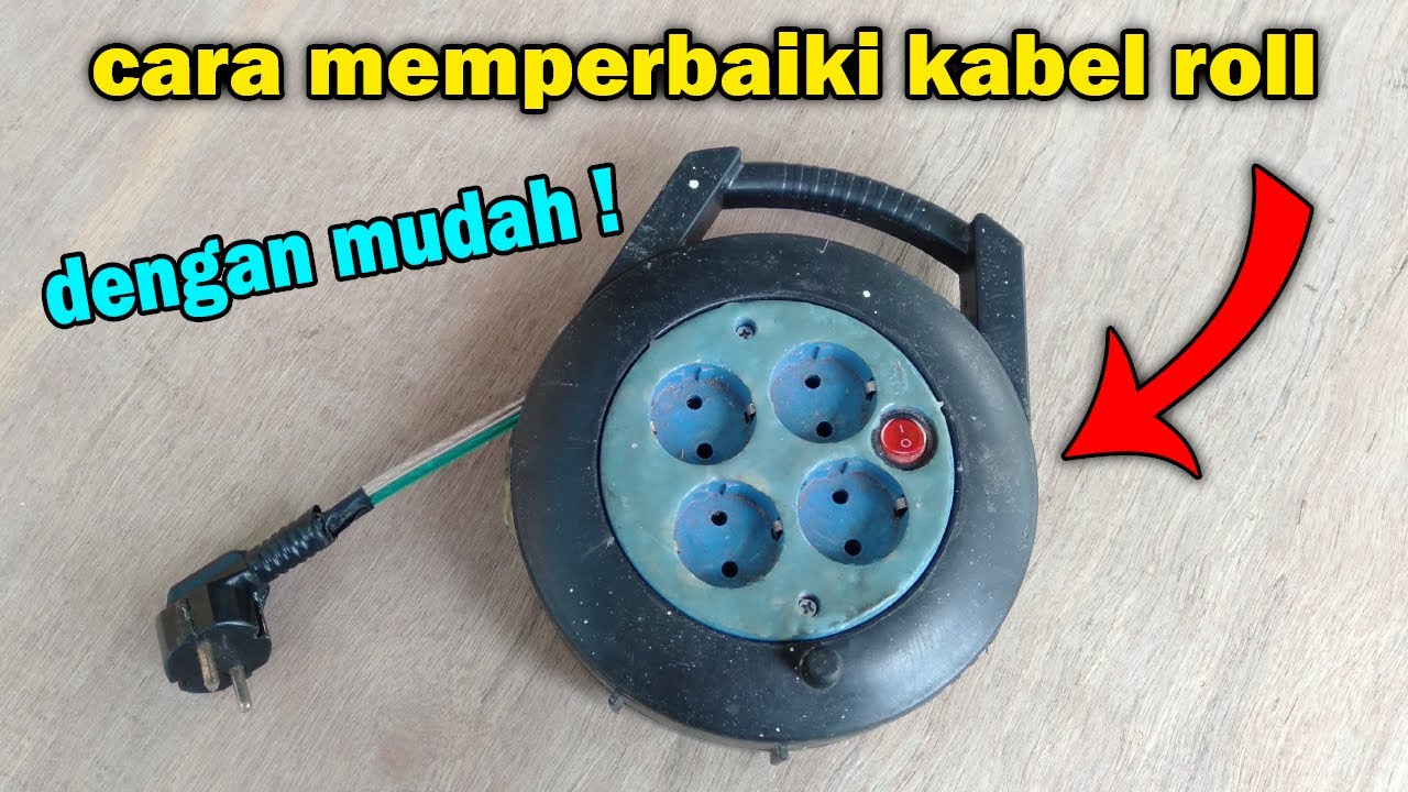 CARA TERMUDAH MEMPERBAIKI KABEL ROLL STOP KONTAK ROLL KABEL OLOR YANG ...