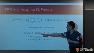 CS885 Lecture 15b: Proximal Policy Optimization (Presenter: Ruifan Yu)